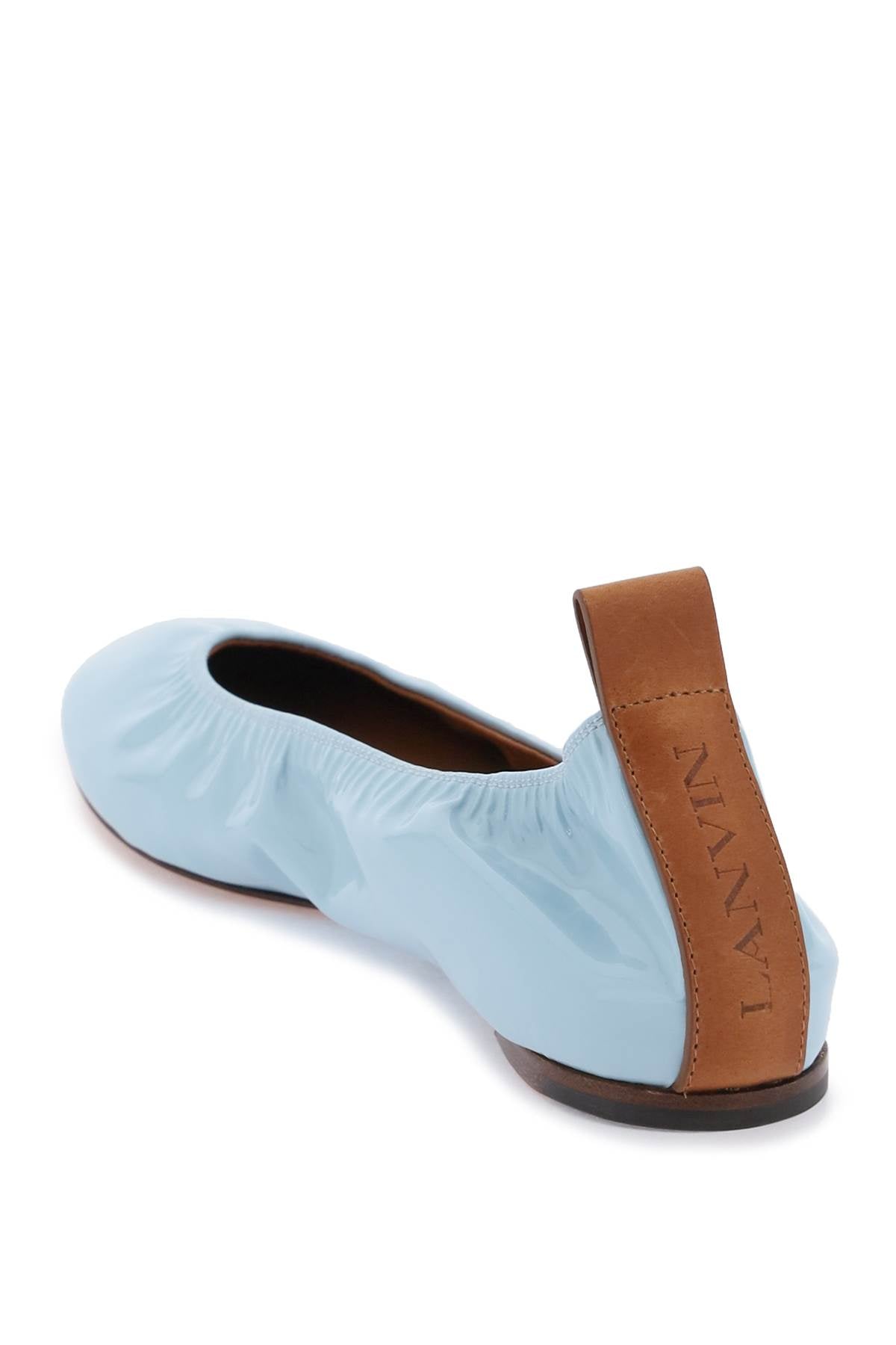 Lanvin Lanvin the ballerina flat in patent leather