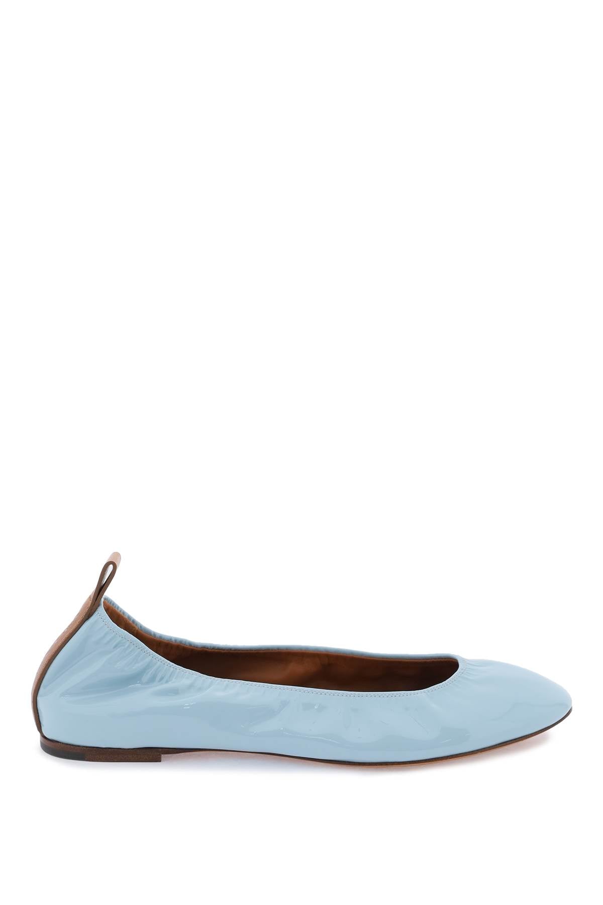 Lanvin Lanvin the ballerina flat in patent leather