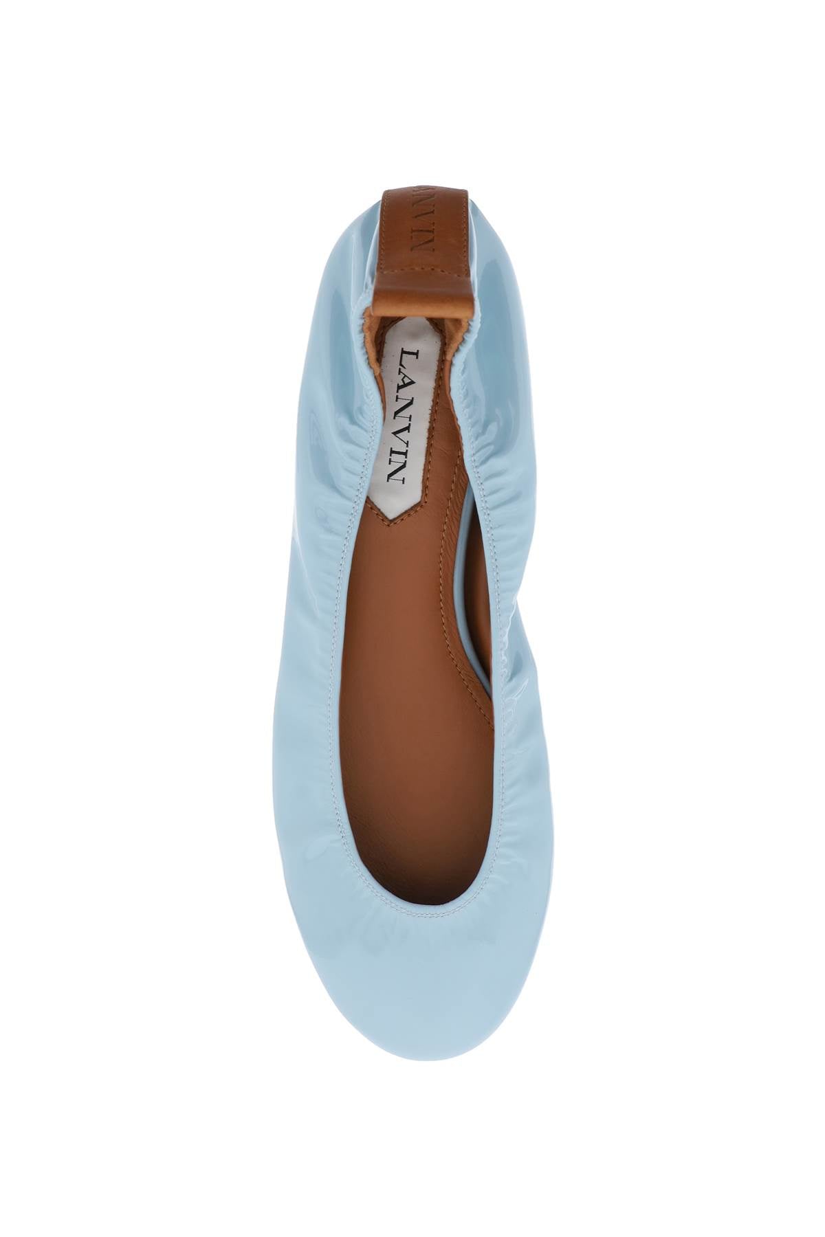 Lanvin Lanvin the ballerina flat in patent leather