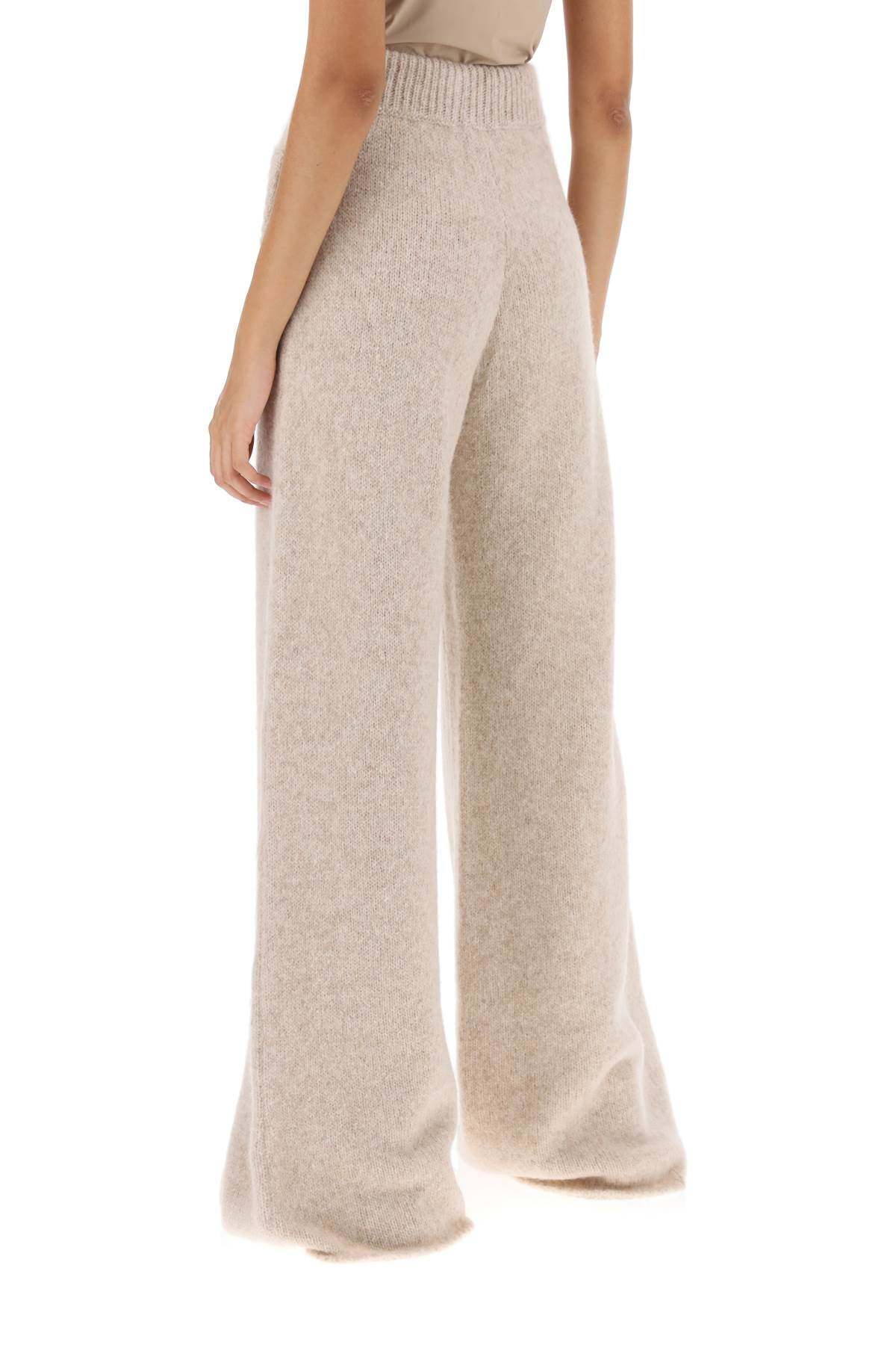 Dolce & Gabbana Dolce & gabbana llama knit flared pants