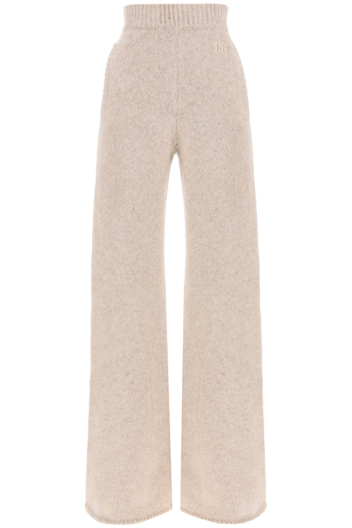 Dolce & Gabbana Dolce & gabbana llama knit flared pants