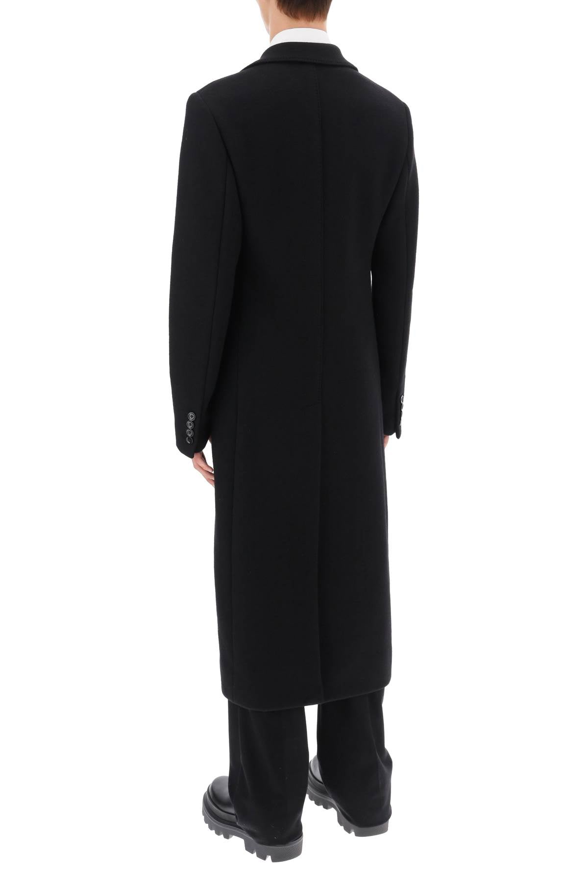 Dolce & Gabbana Dolce & gabbana techno-wool deconstructed coat