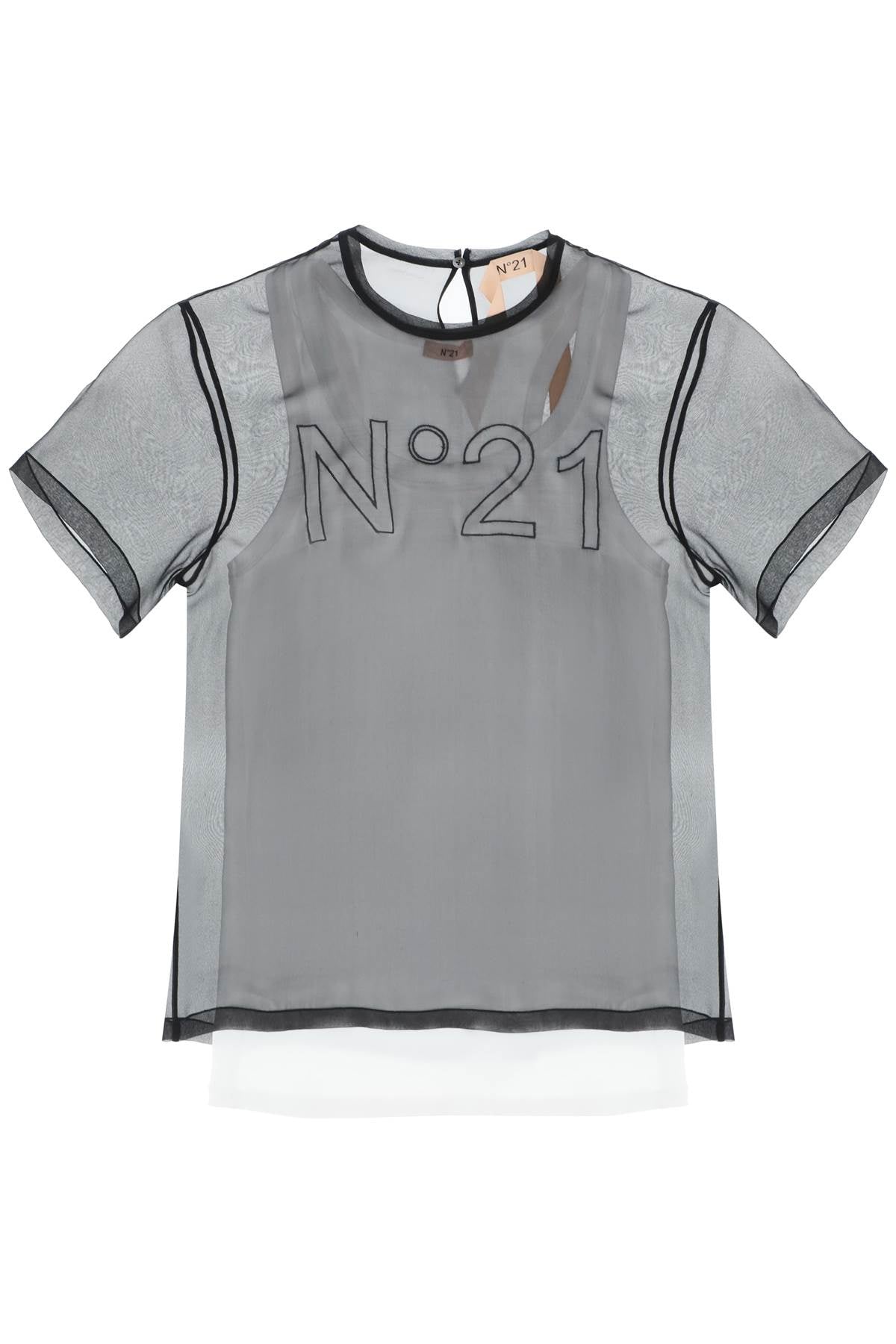 N.21 N.21 georgette t-shirt with logo