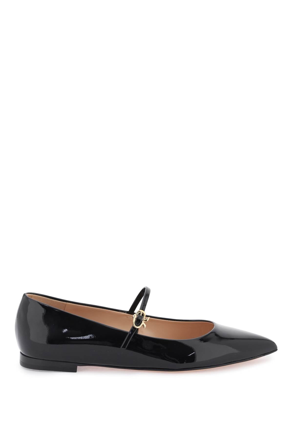 Gianvito Rossi Gianvito rossi 'ribbon jane' ballerina flats