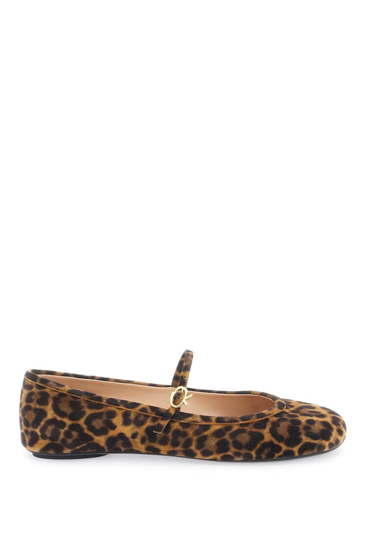 Gianvito Rossi Gianvito rossi carla ballet flats in leopard-print suede