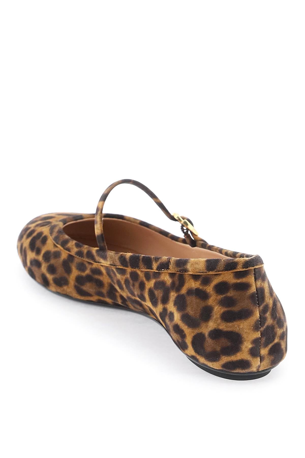 Gianvito Rossi Gianvito rossi carla ballet flats in leopard-print suede