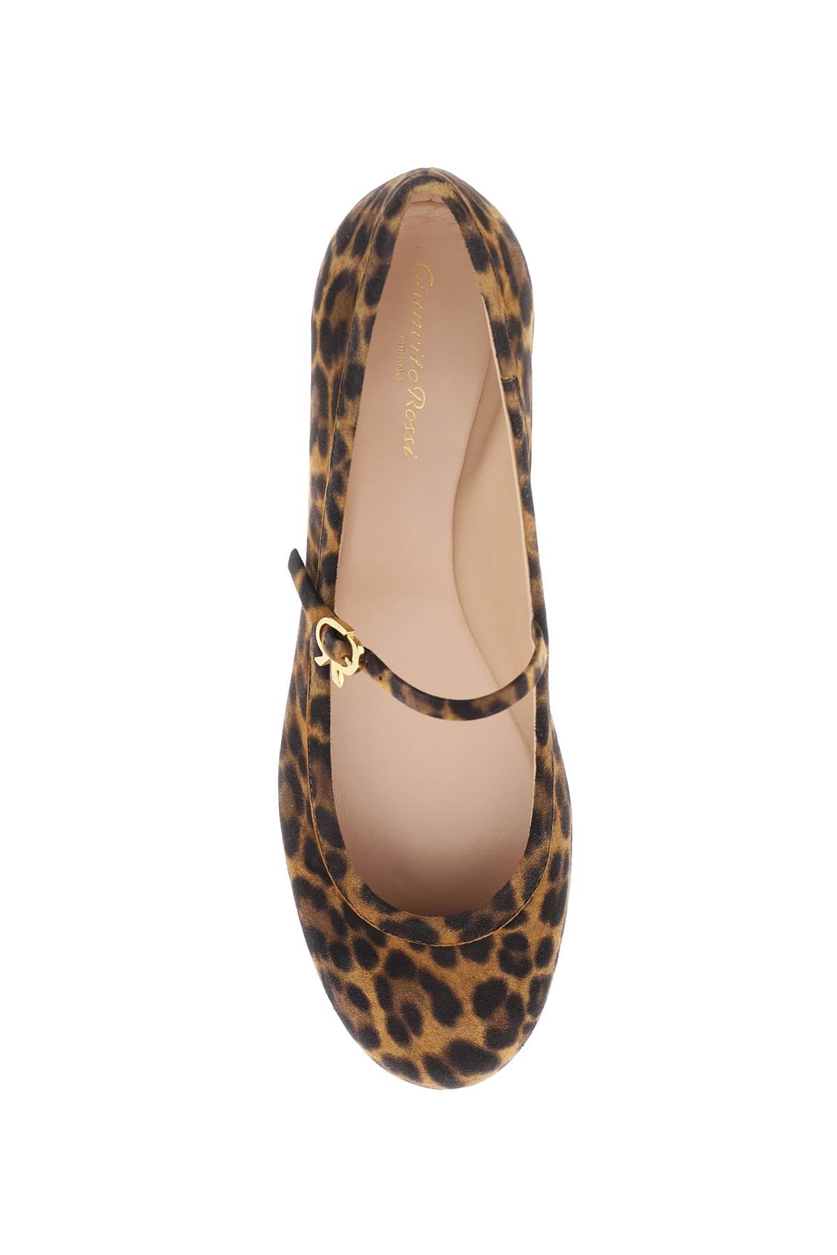 Gianvito Rossi Gianvito rossi carla ballet flats in leopard-print suede