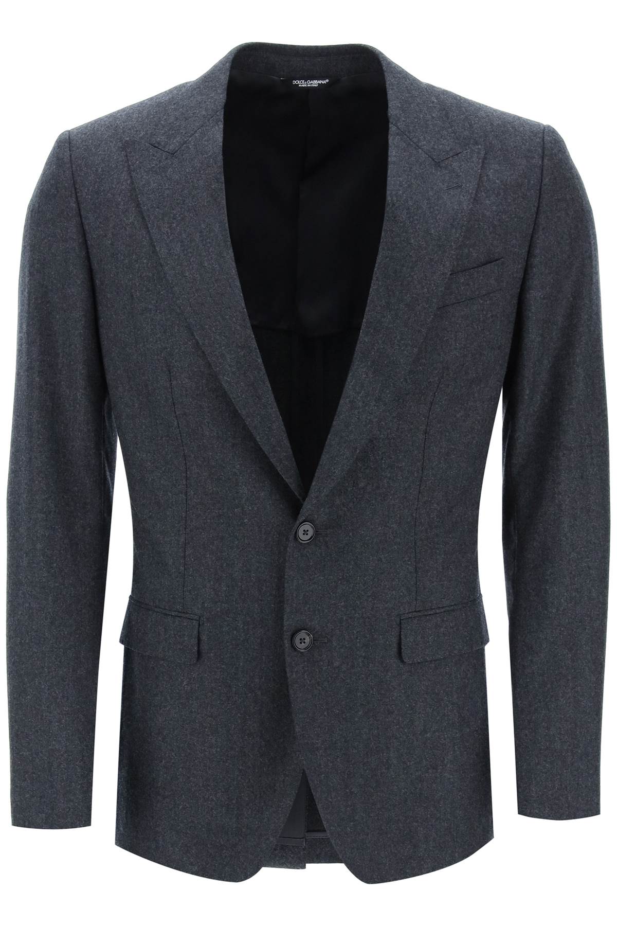 Dolce & Gabbana Dolce & gabbana blazer monopetto in flanella