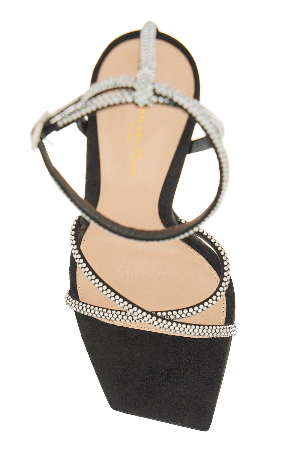 Gianvito Rossi Gianvito rossi suede sandals with rhinestones