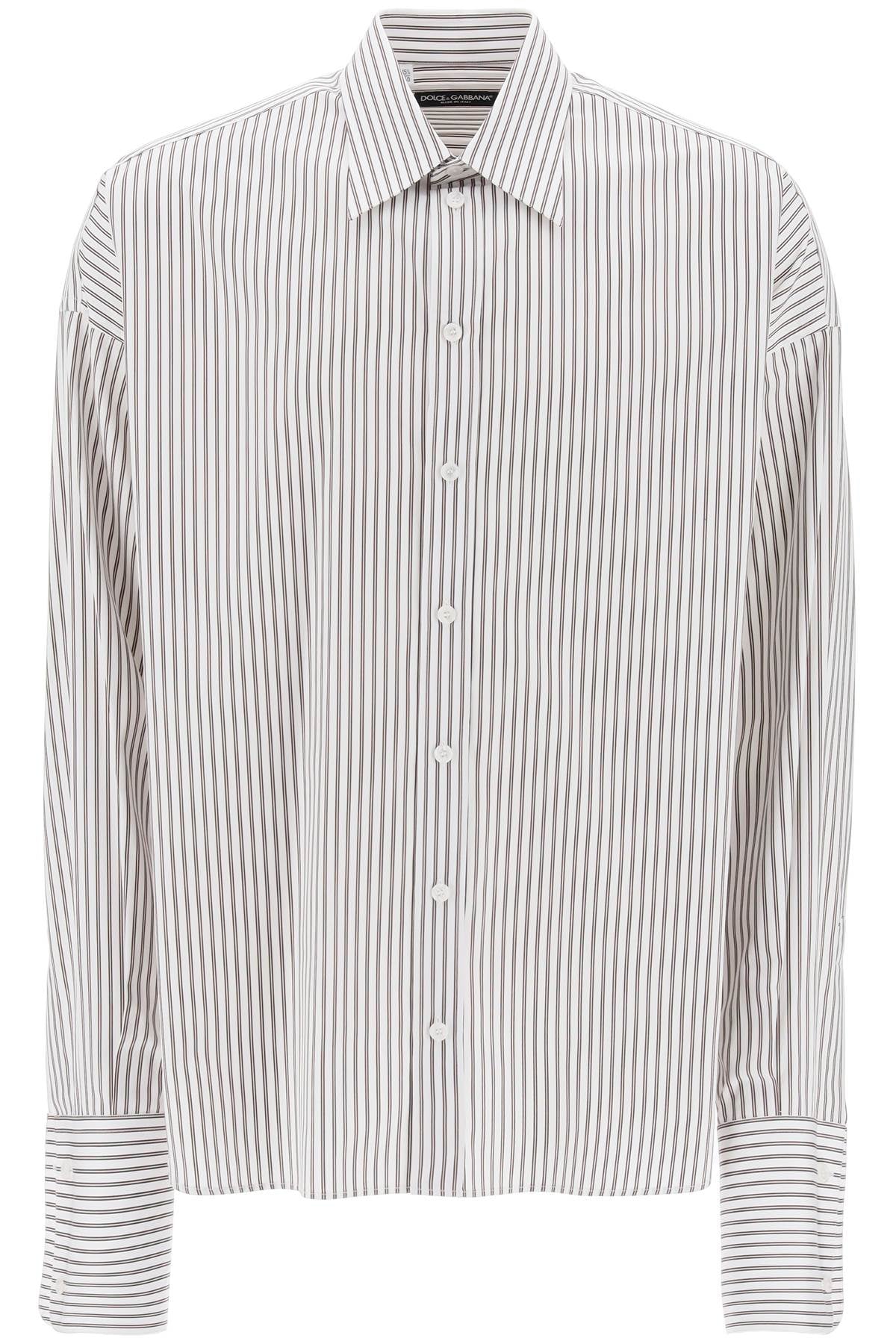 Dolce & Gabbana Dolce & gabbana "oversized striped poplin shirt