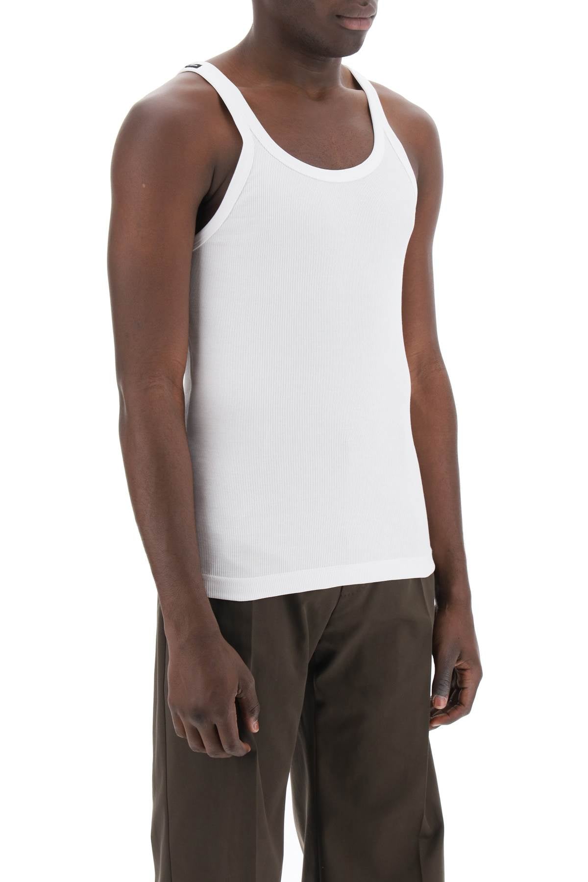 Dolce & Gabbana Dolce & gabbana "ribbed slim shoulder tank top