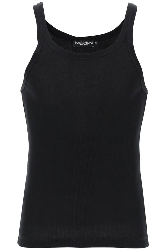 Dolce & Gabbana Dolce & gabbana "ribbed slim shoulder tank top