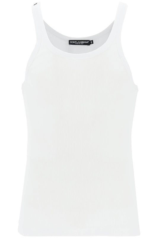 Dolce & Gabbana Dolce & gabbana "ribbed slim shoulder tank top