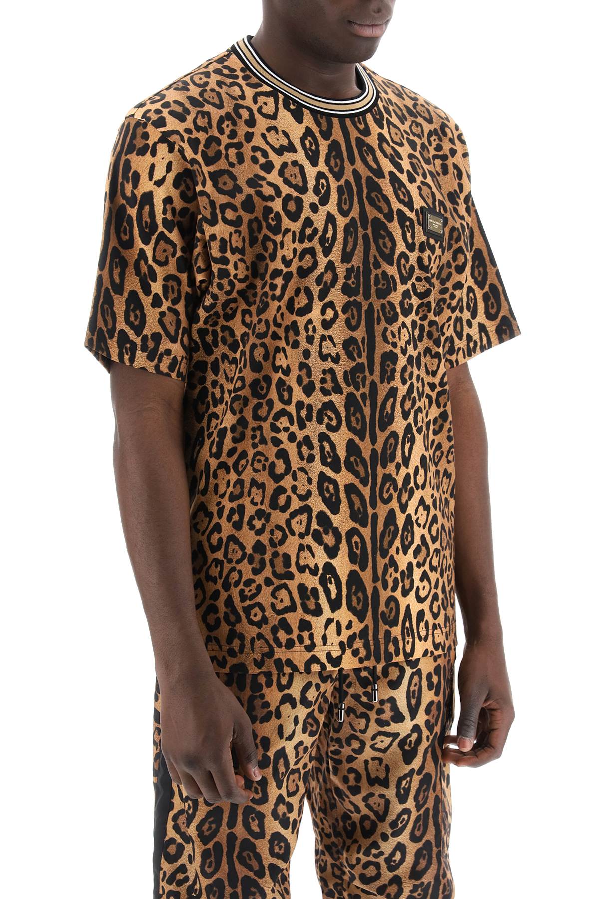 Dolce & Gabbana Dolce & gabbana leopard print t-shirt with