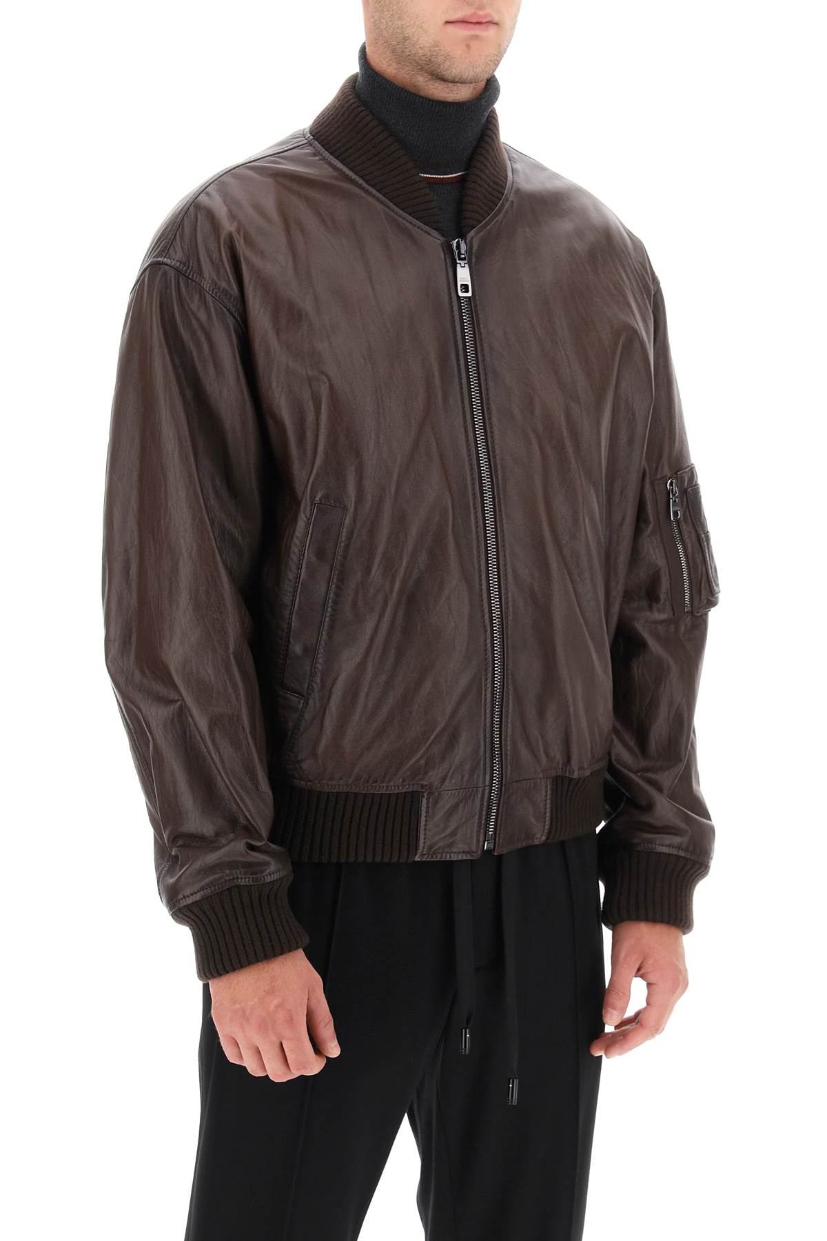 Dolce & Gabbana Dolce & gabbana nappa bomber jacket