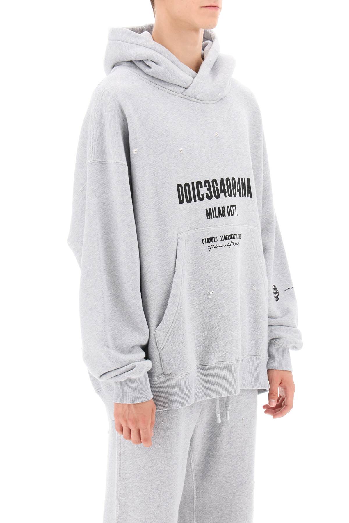 Dolce & Gabbana Dolce & gabbana distressed-effect hoodie