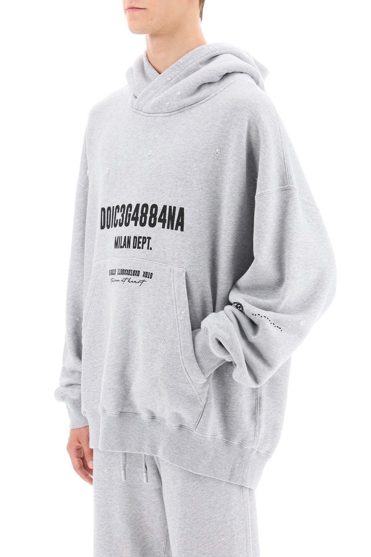 Dolce & Gabbana Dolce & gabbana distressed-effect hoodie