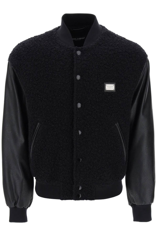 Dolce & Gabbana Dolce & gabbana wool teddy bomber jacket