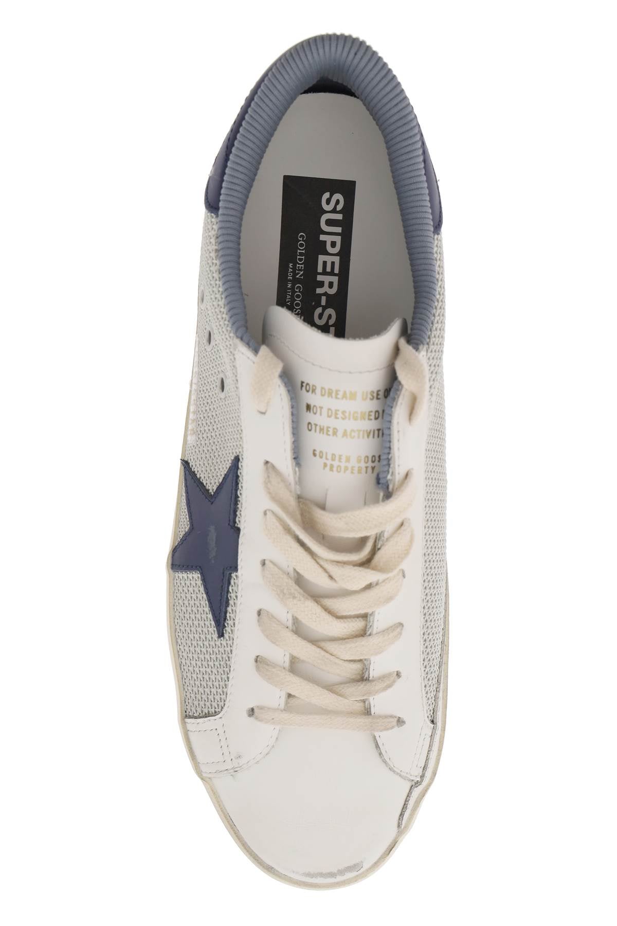 Golden Goose Golden goose "super-star sneakers in mesh and leather