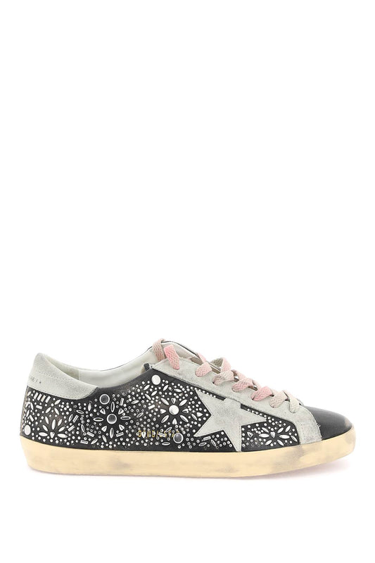 Golden Goose Golden goose super-star studded sneakers with