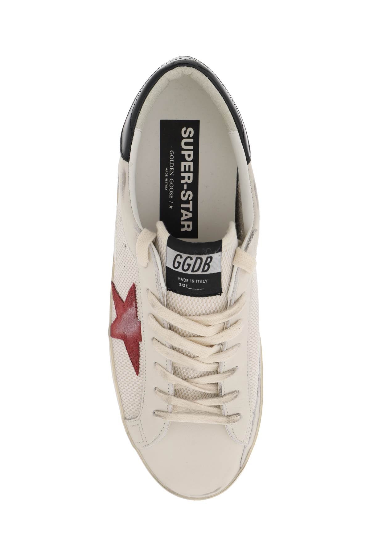 Golden Goose Golden goose "leather and mesh super-star double quarter sne