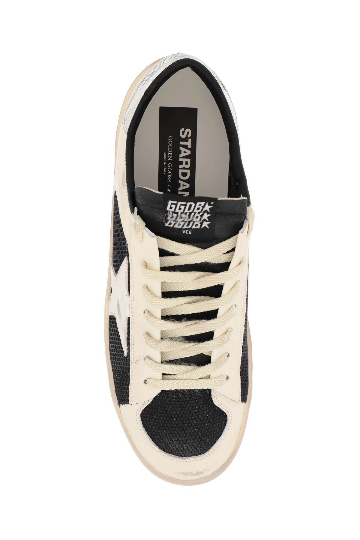 Golden Goose Golden goose mesh and leather stardan sneakers