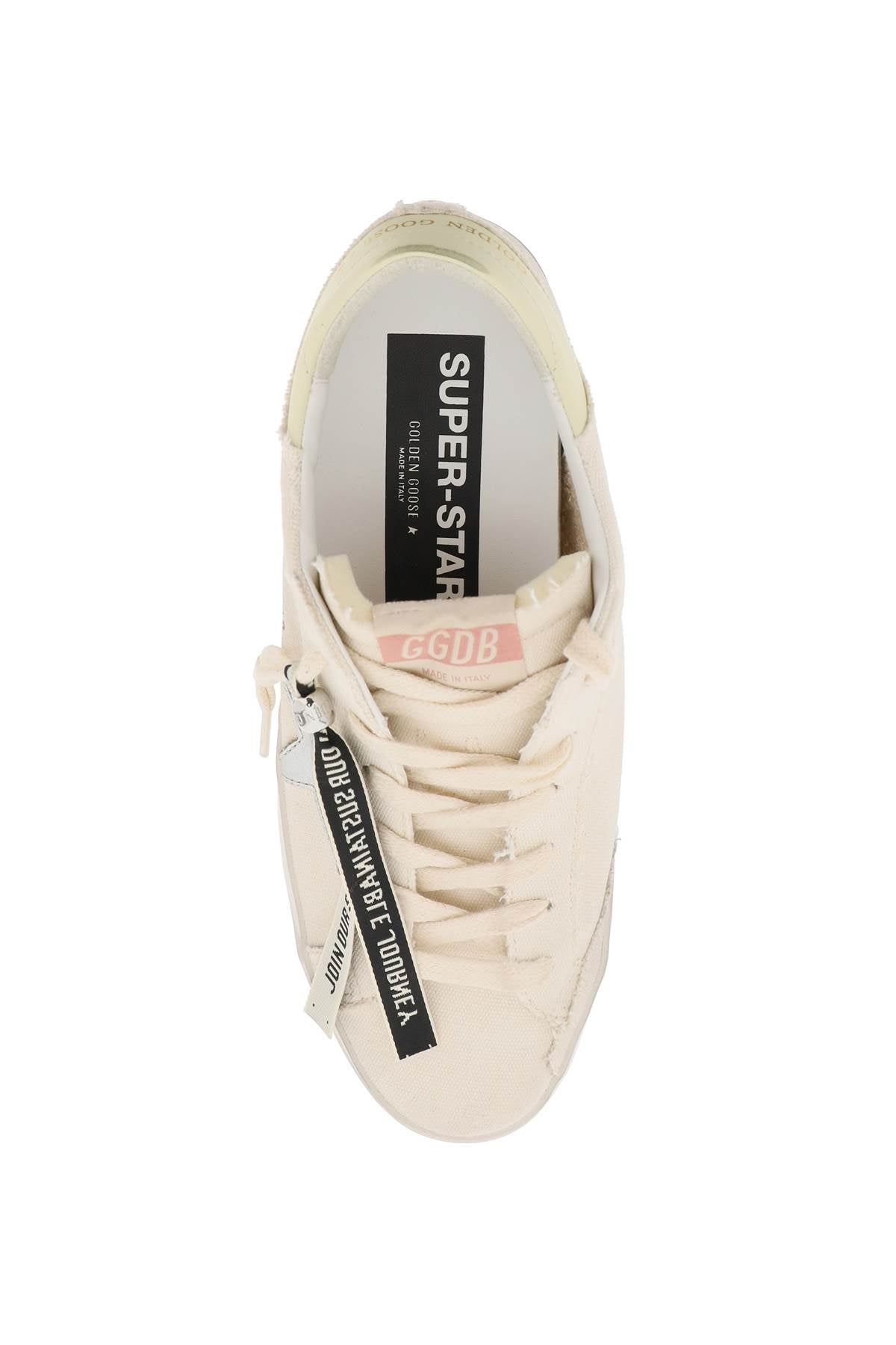 Golden Goose Golden goose super-star canvas and leather sneakers