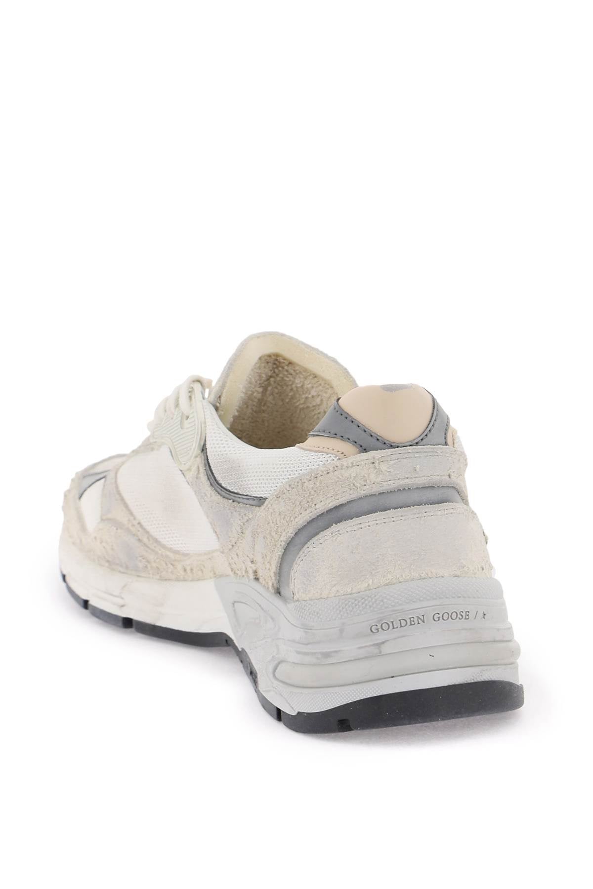 Golden Goose Golden goose dad-star sneakers in mesh and suede leather