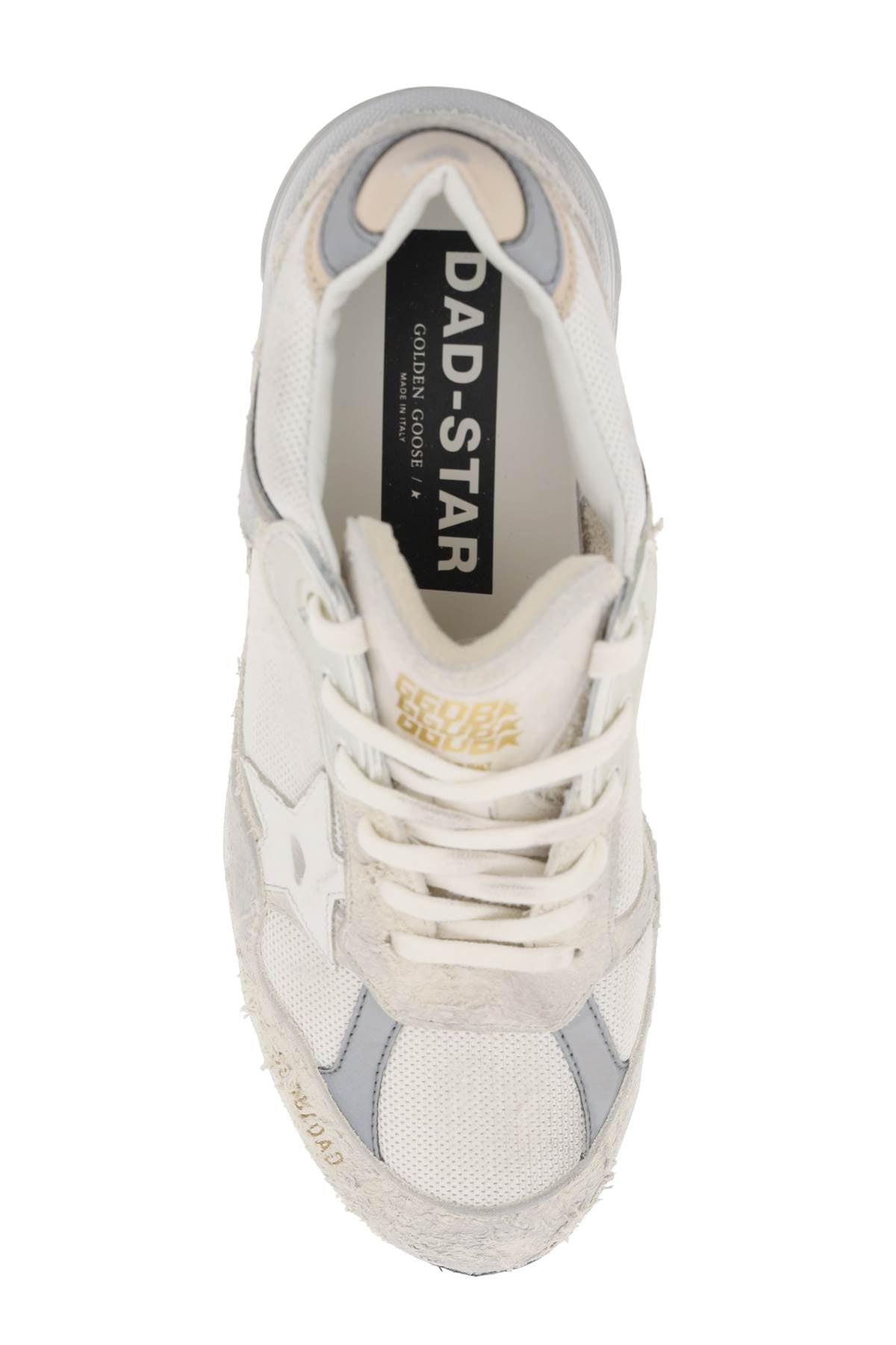 Golden Goose Golden goose dad-star sneakers in mesh and suede leather