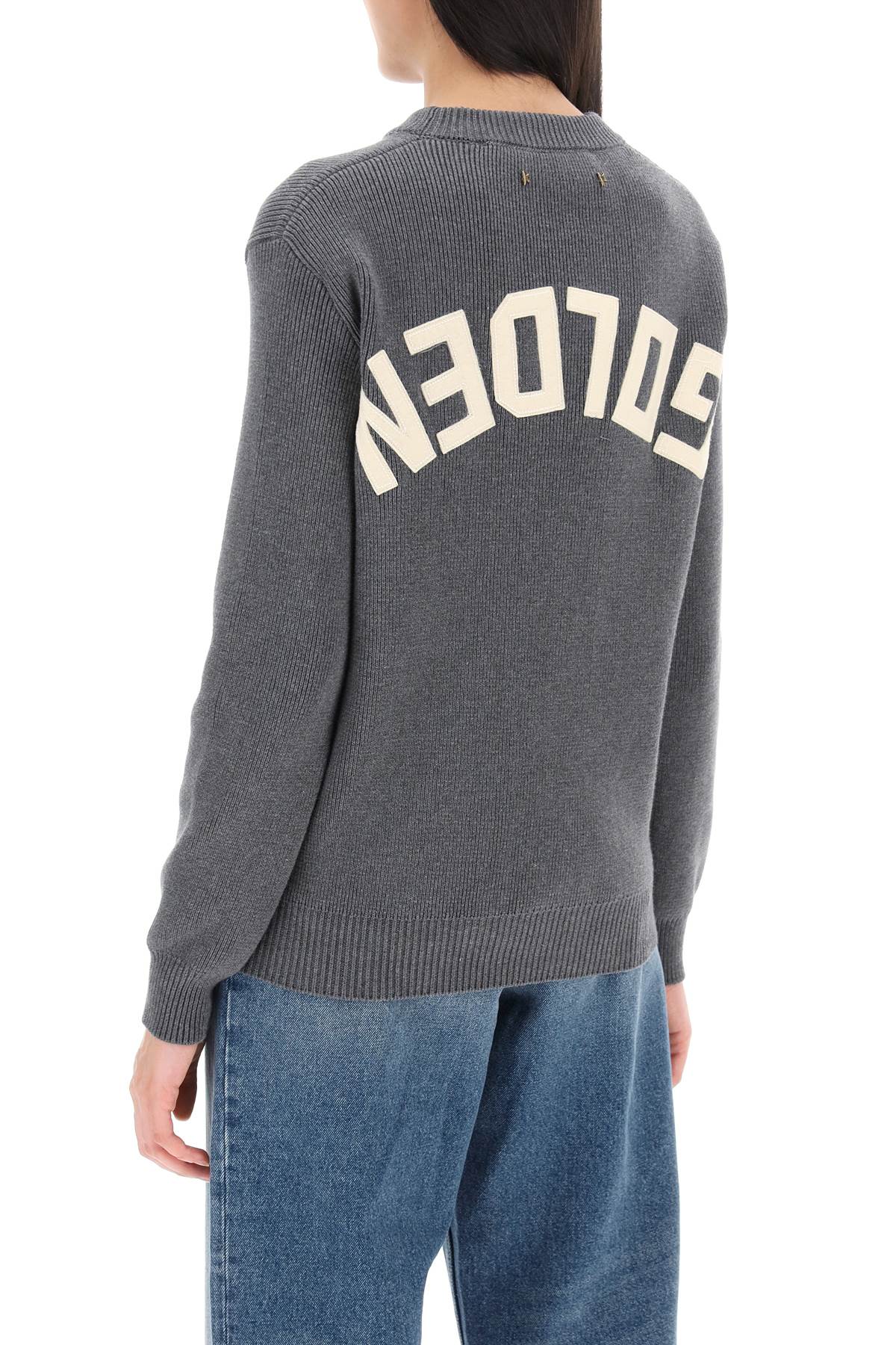 Golden Goose Golden goose dany cotton sweater with lettering