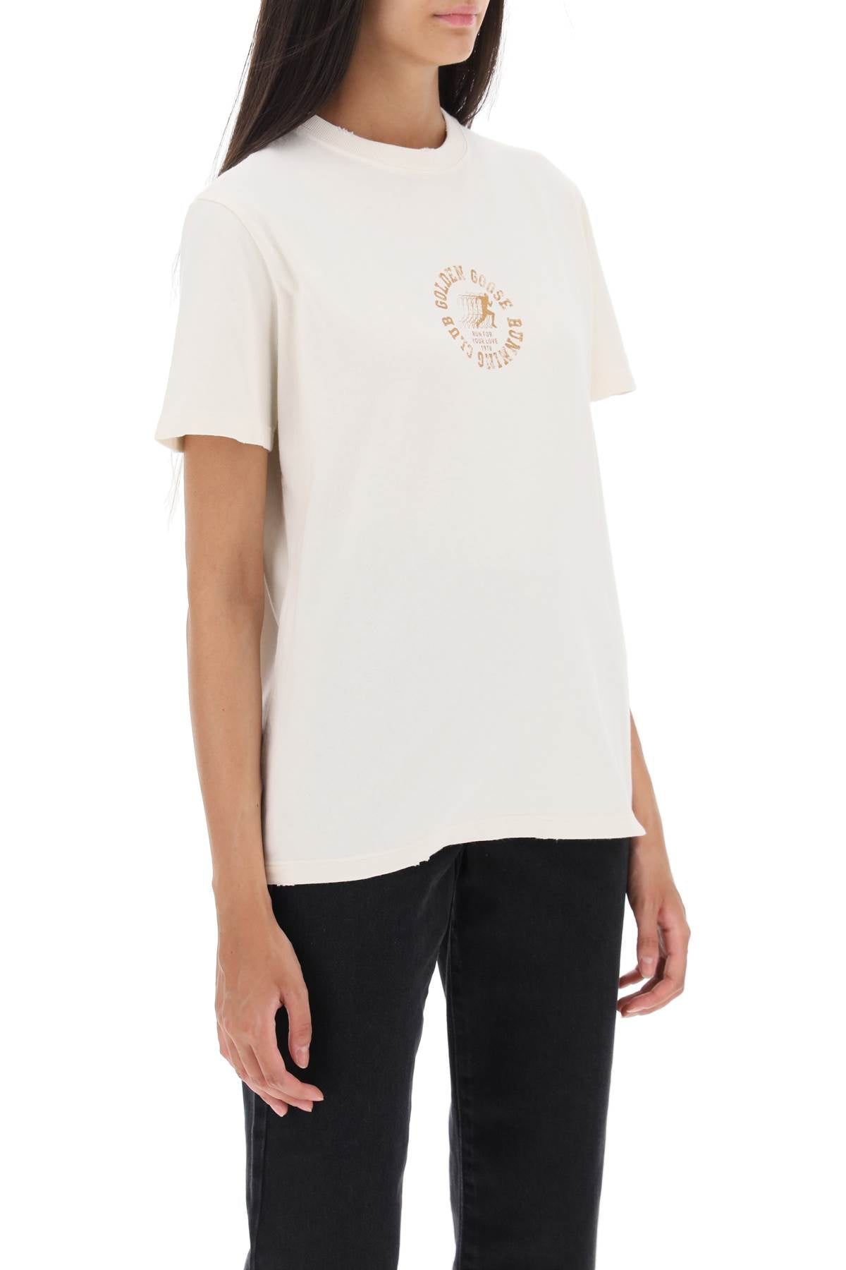 Golden Goose Golden goose runners club print regular t-shirt