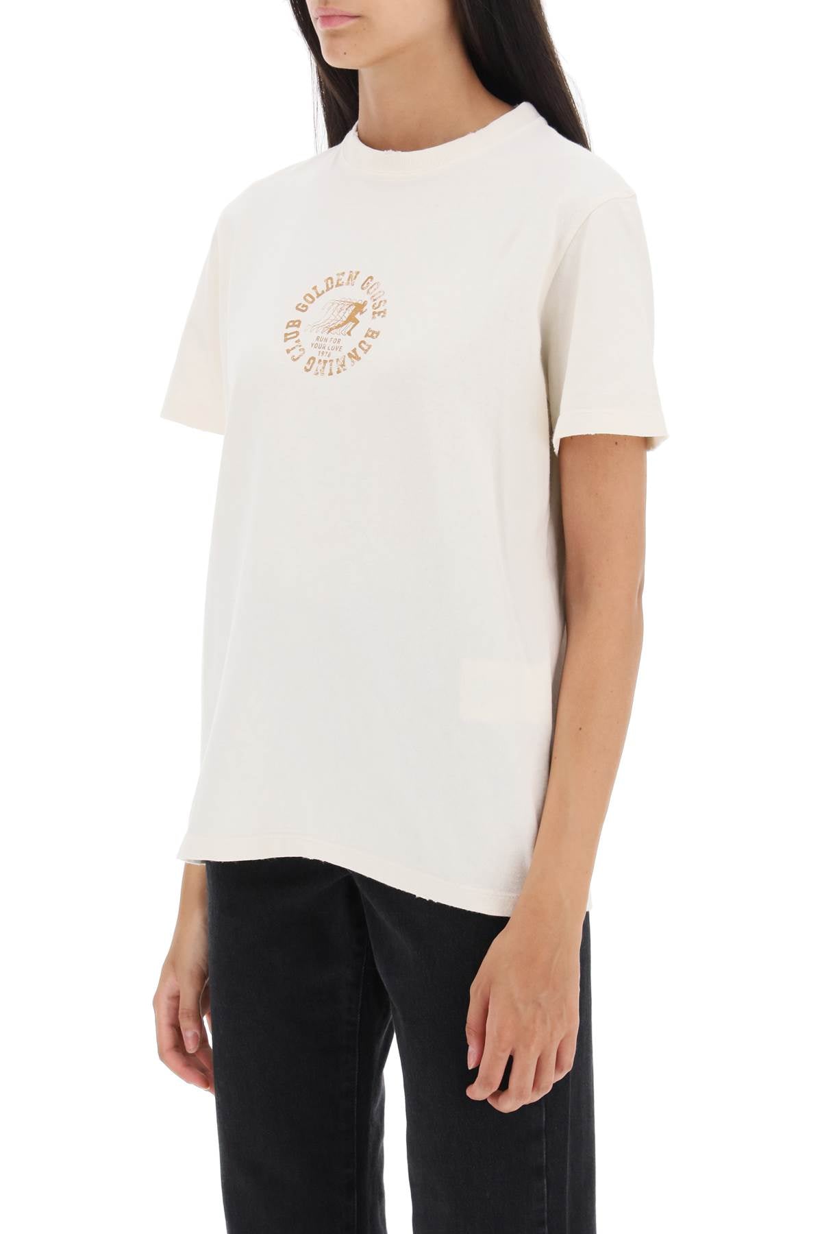 Golden Goose Golden goose runners club print regular t-shirt