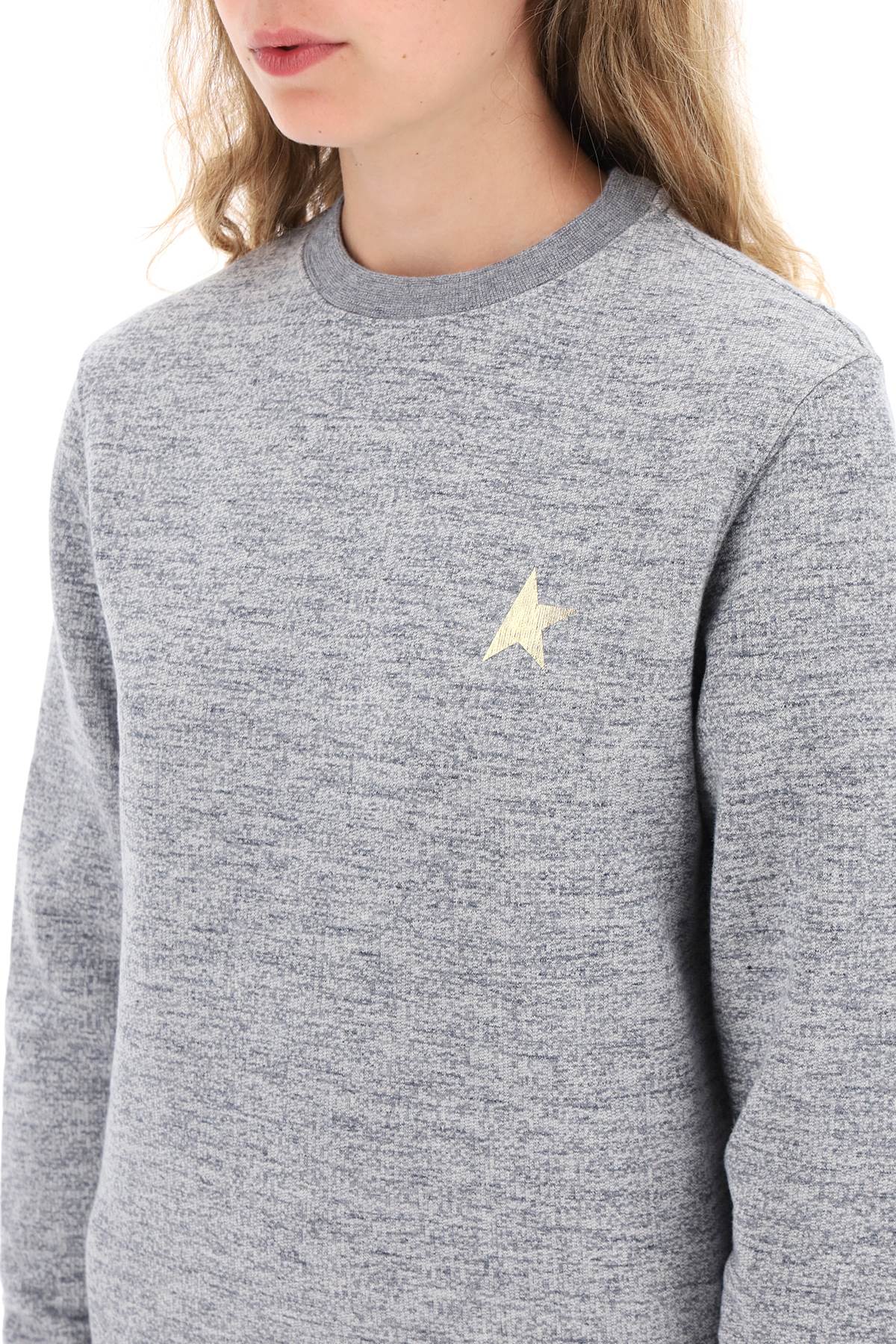 Golden Goose Golden goose athena sweatshirt with gold star