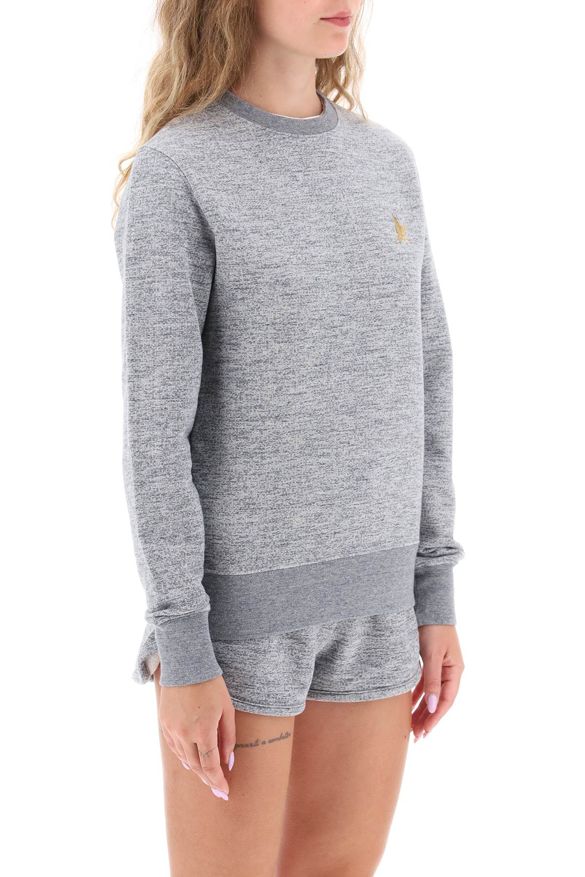 Golden Goose Golden goose athena sweatshirt with gold star