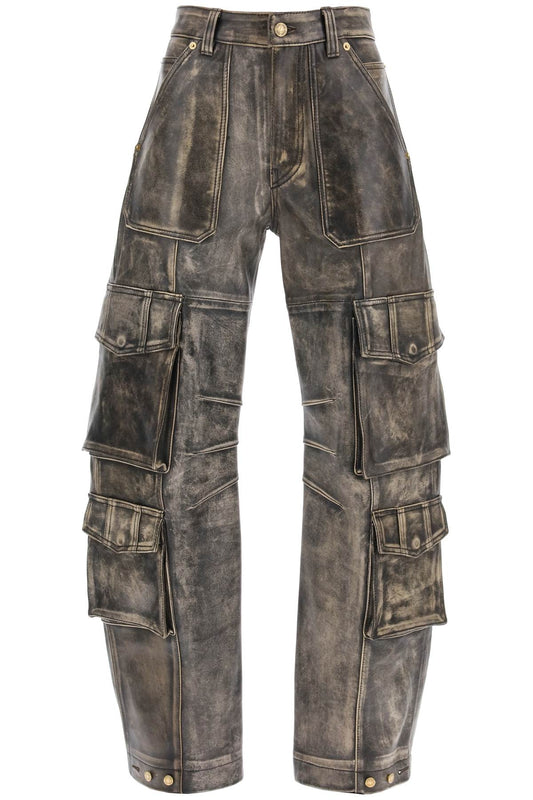 Golden Goose Golden goose irin cargo pants in vintage-effect nappa leather