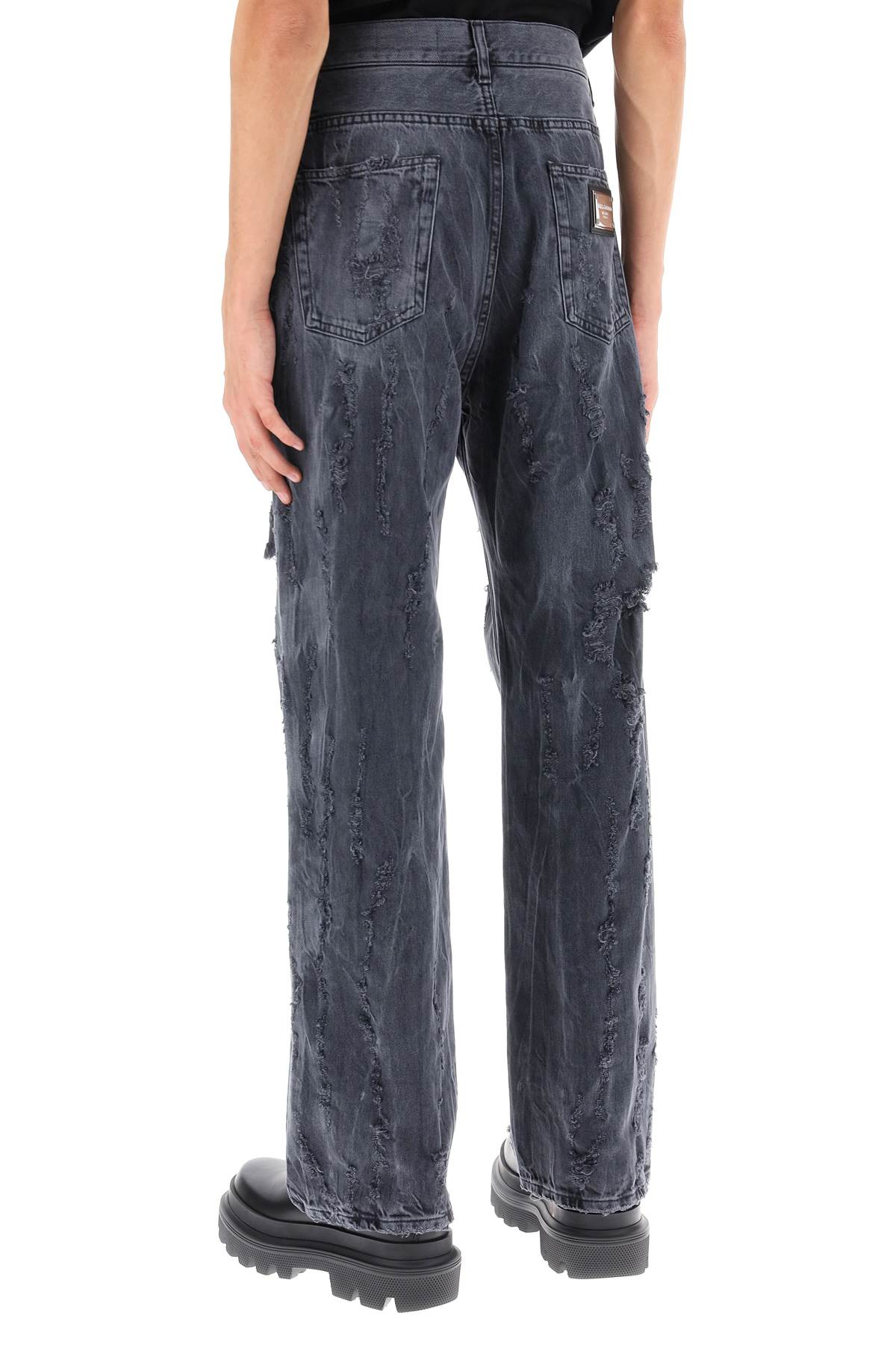 Dolce & Gabbana Dolce & gabbana destroyed-effect jeans