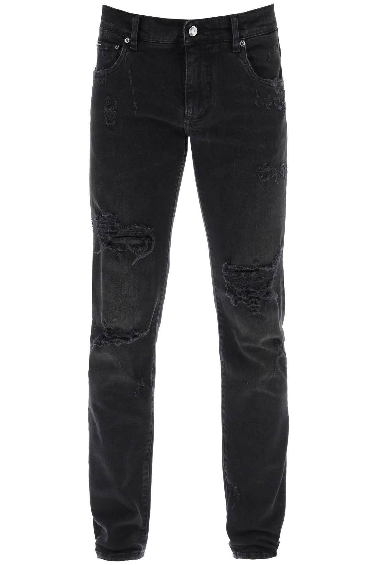 Dolce & Gabbana Dolce & gabbana ripped skinny jeans