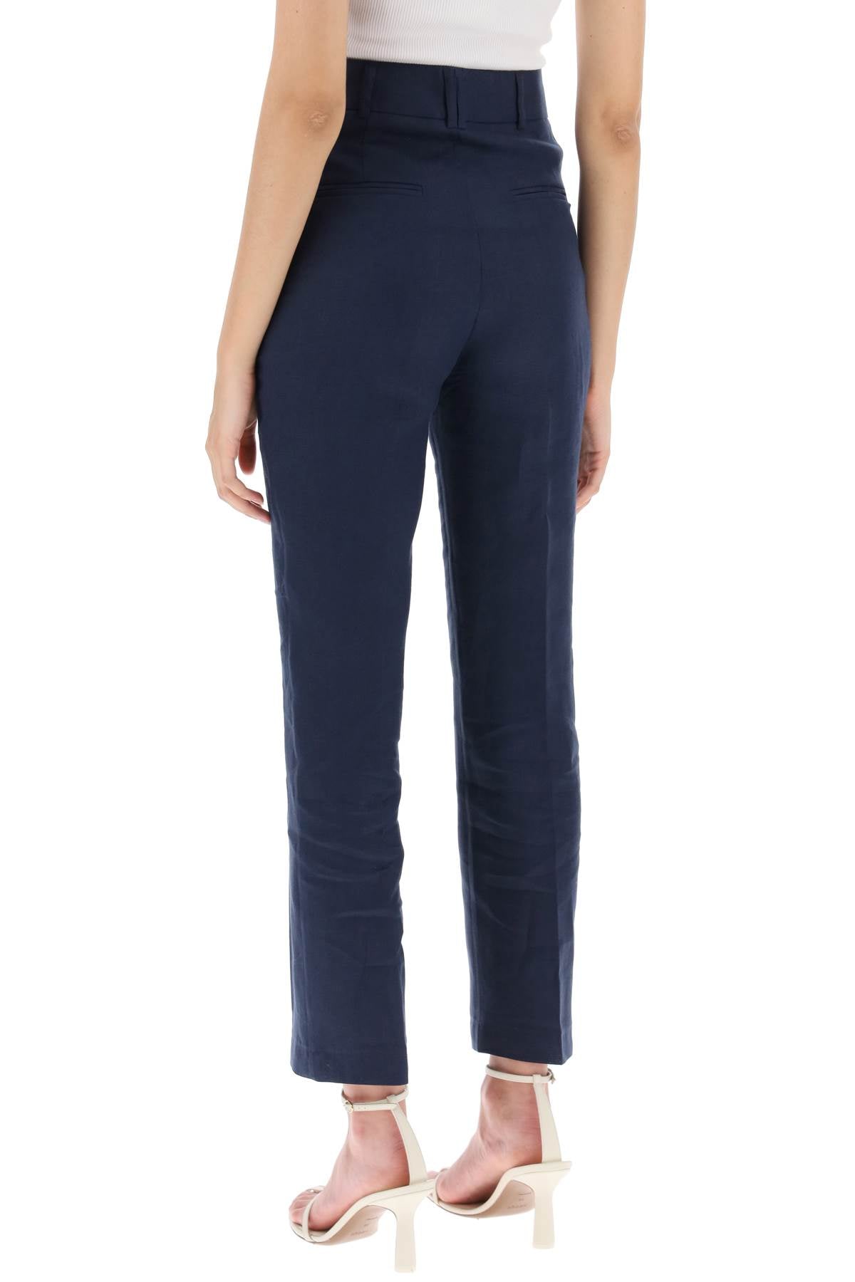 Hebe Studio Hebe studio 'loulou' linen trousers