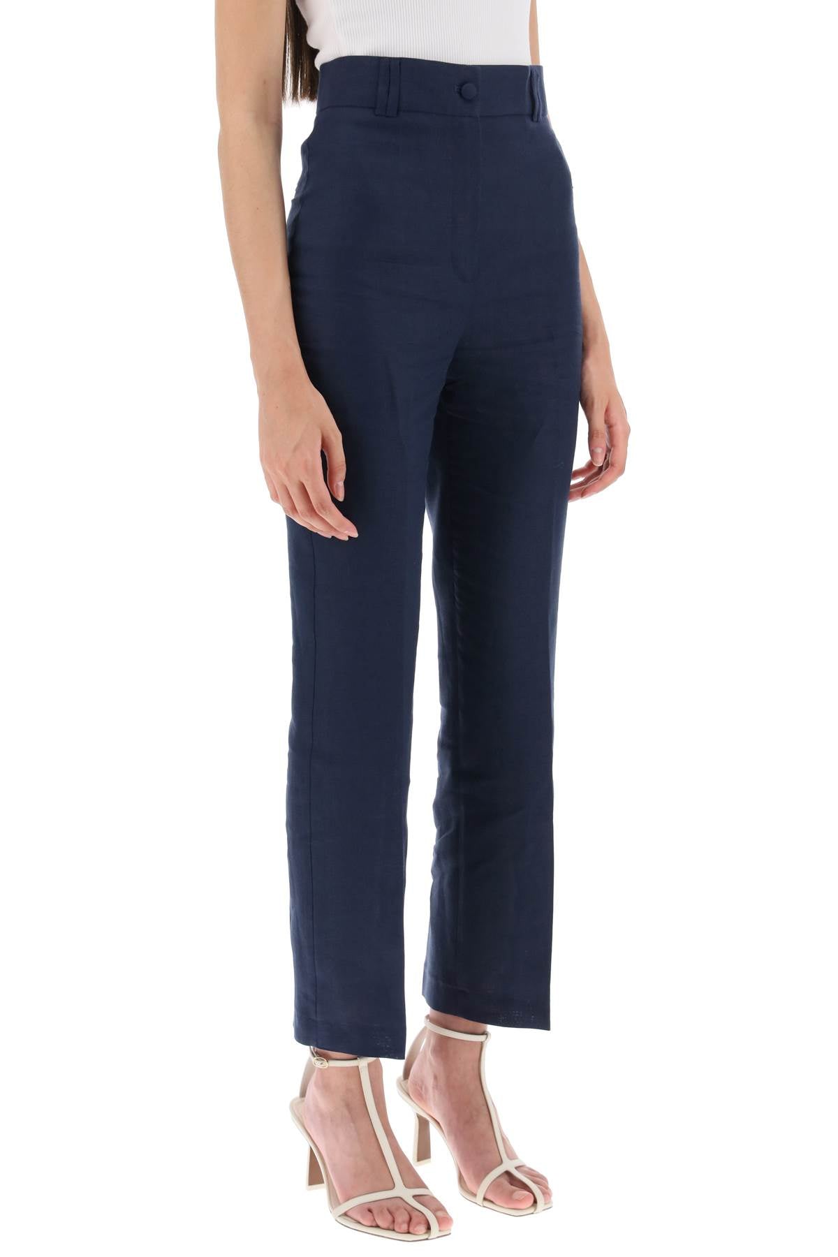 Hebe Studio Hebe studio 'loulou' linen trousers