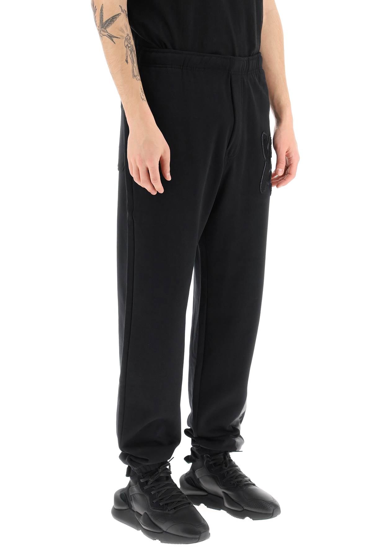 Y-3 Y-3 jogger pants with coated detail