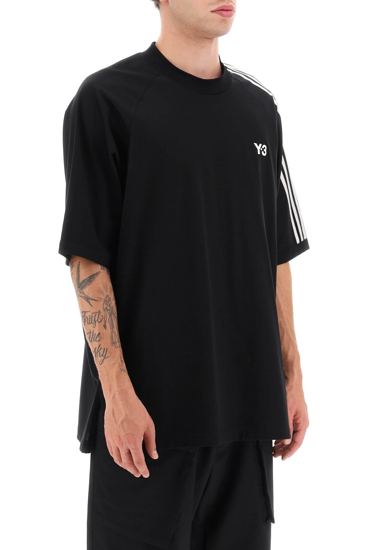 Y-3 Y-3 3-stripes crew-neck t-shirt