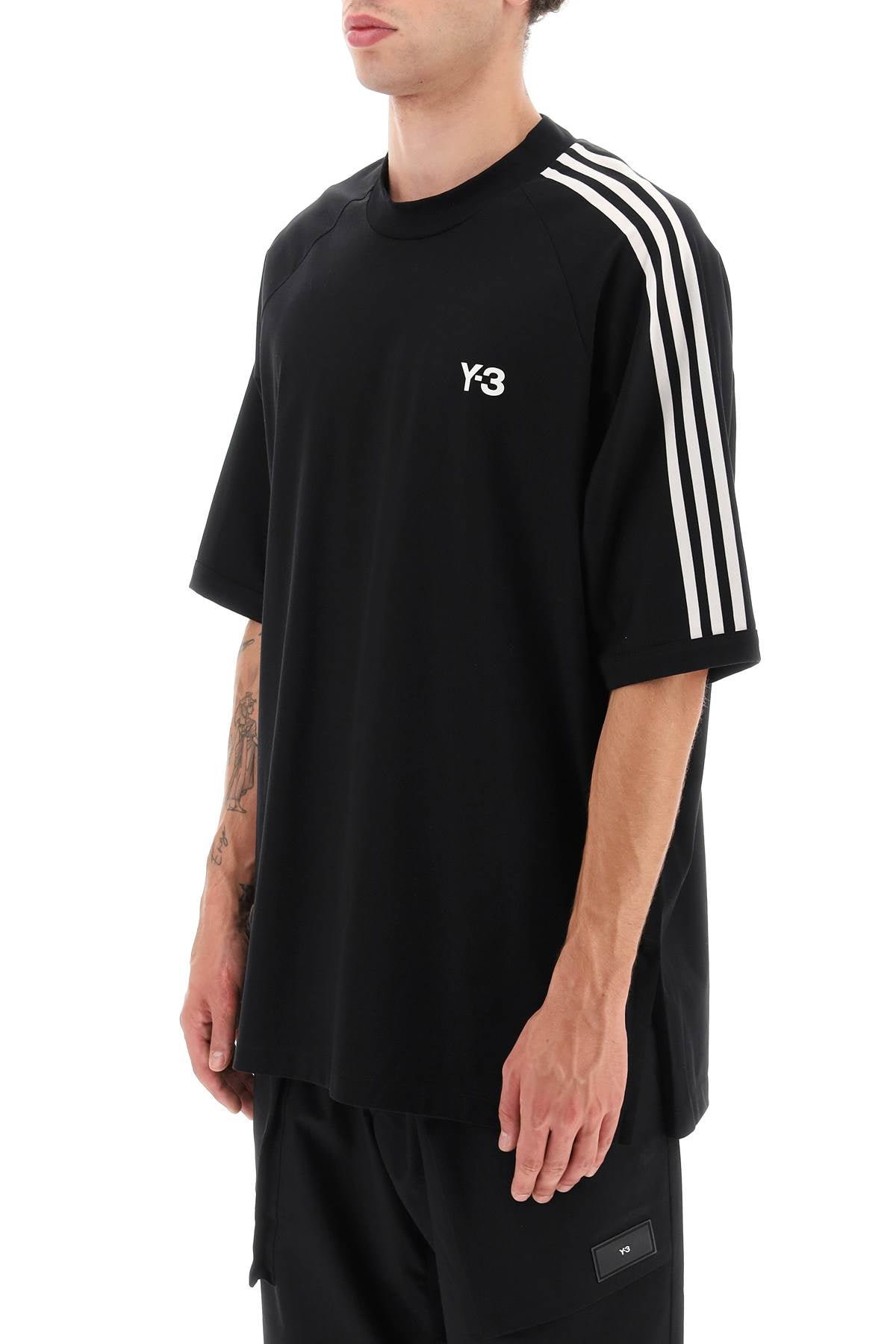 Y-3 Y-3 3-stripes crew-neck t-shirt