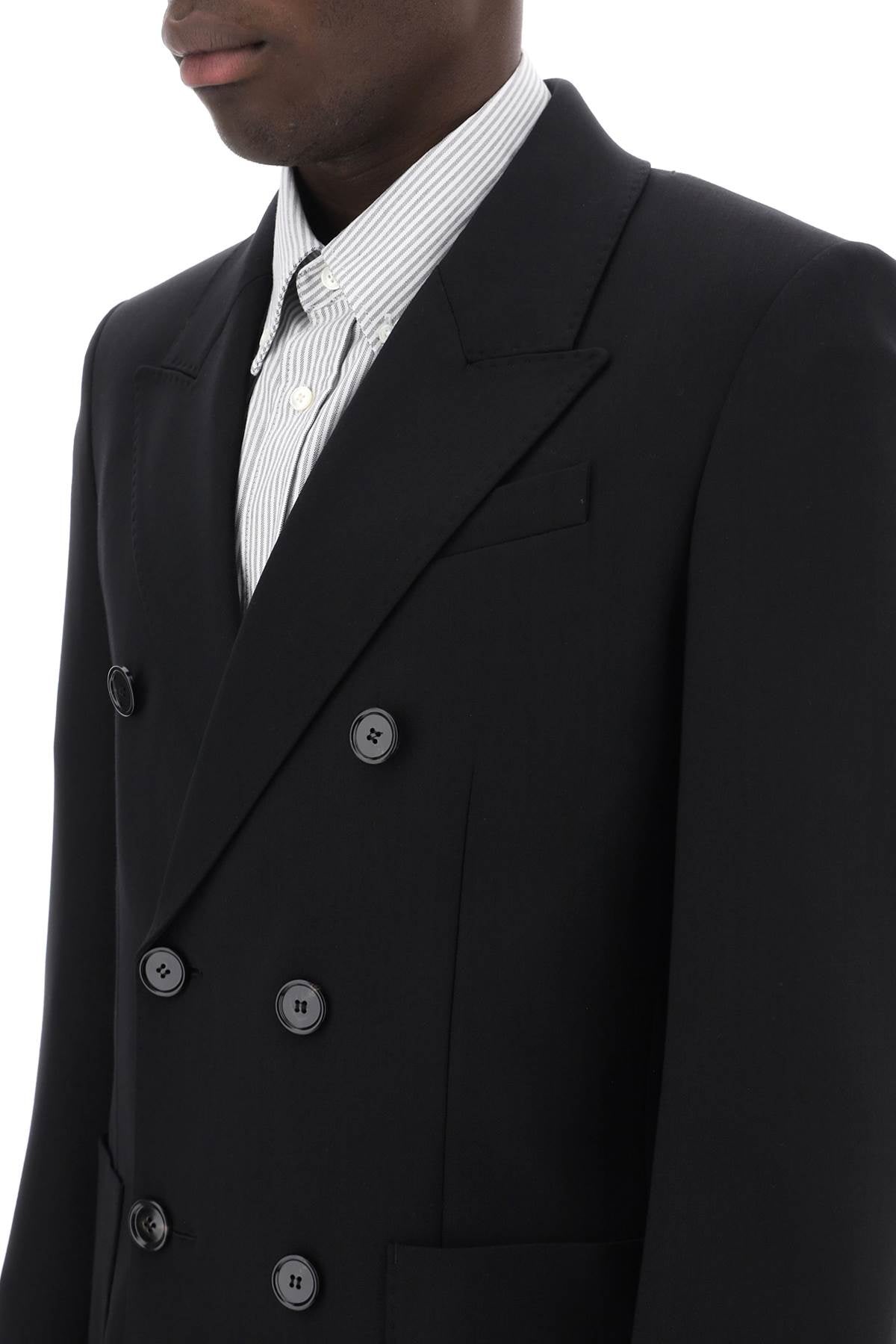 Ami Alexandre Mattiussi Ami paris double-breasted wool jacket for men