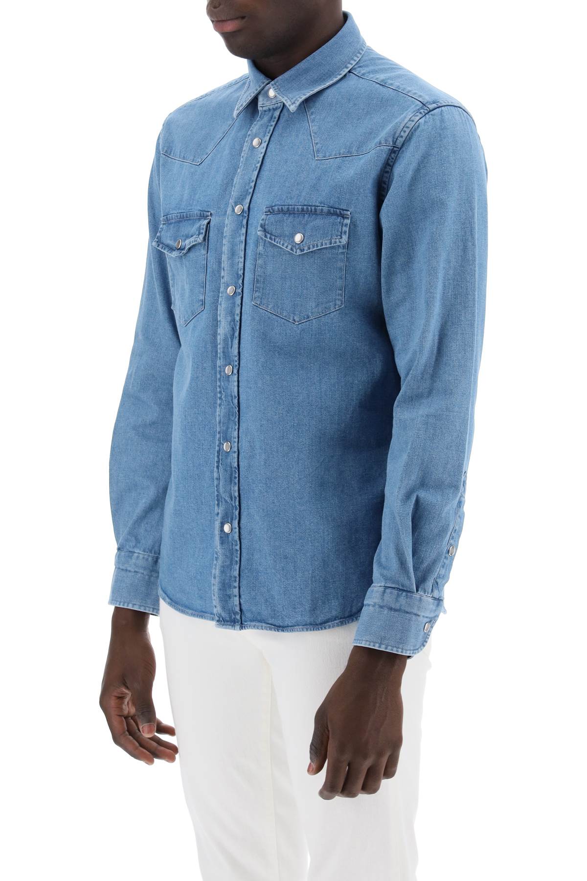 Tom Ford Tom ford denim western shirt for men