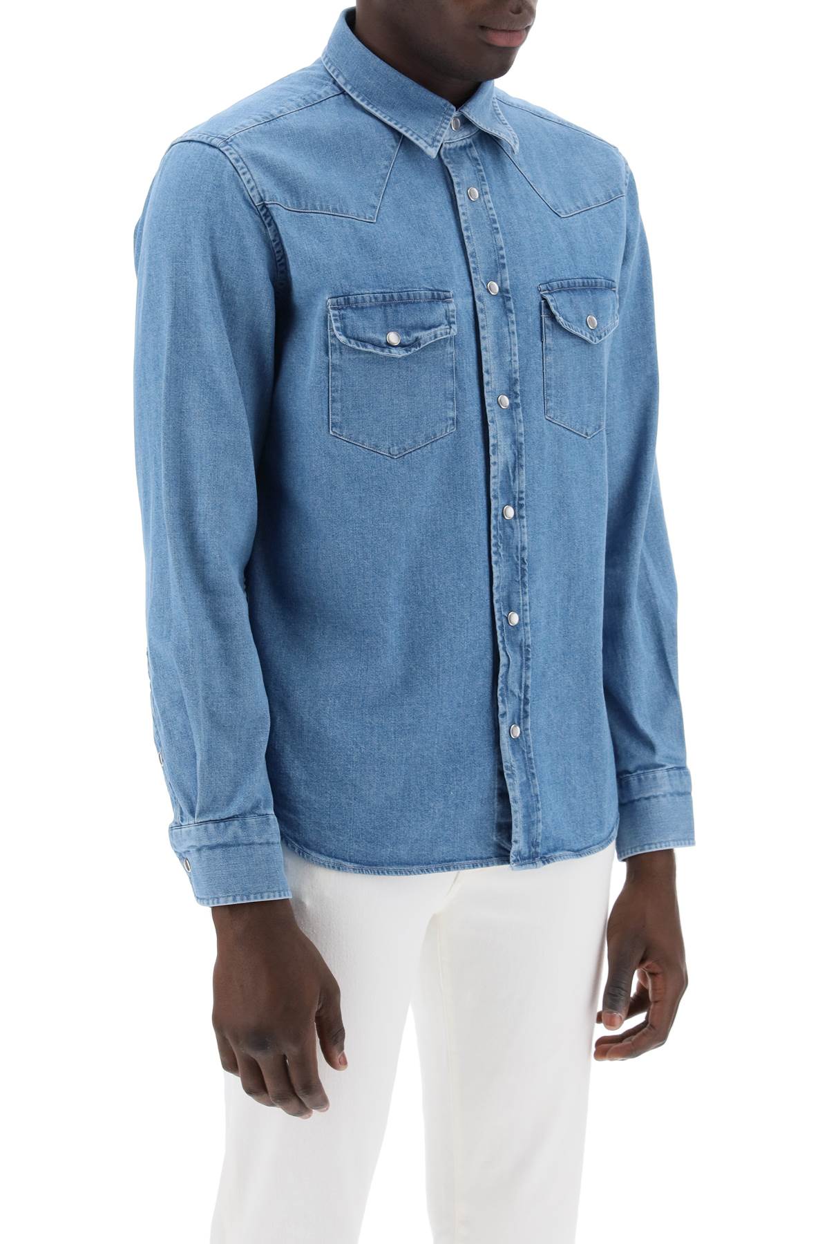 Tom Ford Tom ford denim western shirt for men