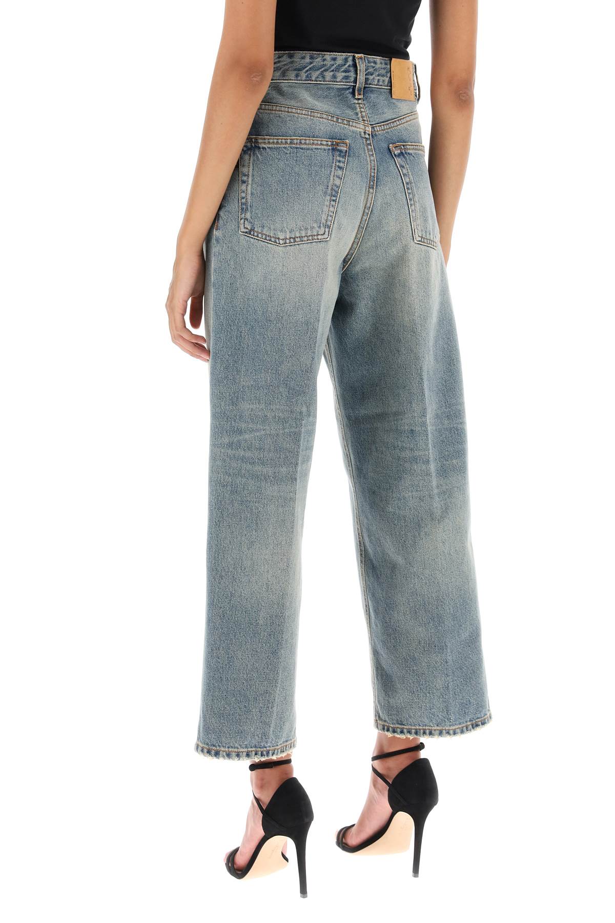 Haikure Haikure 'betty' cropped jeans with straight leg