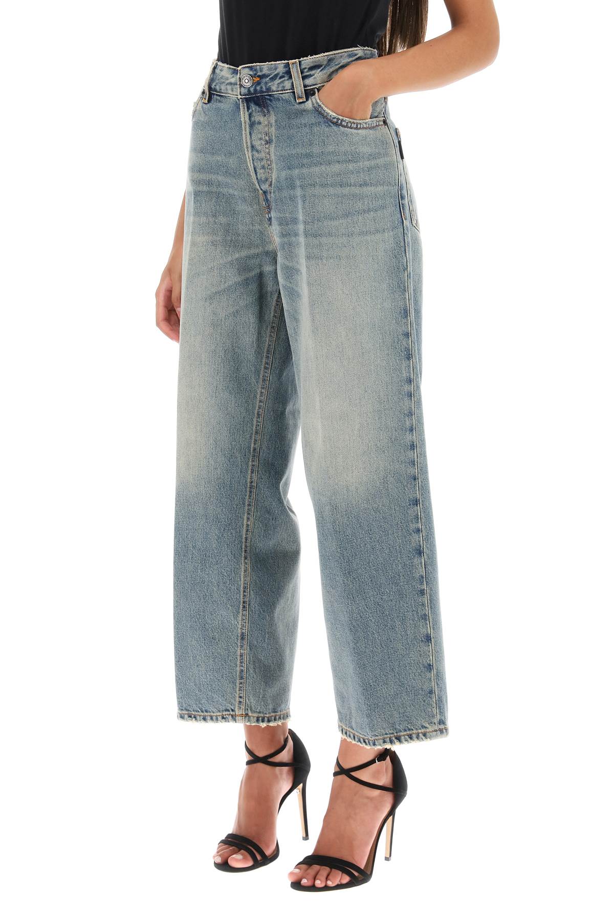 Haikure Haikure 'betty' cropped jeans with straight leg