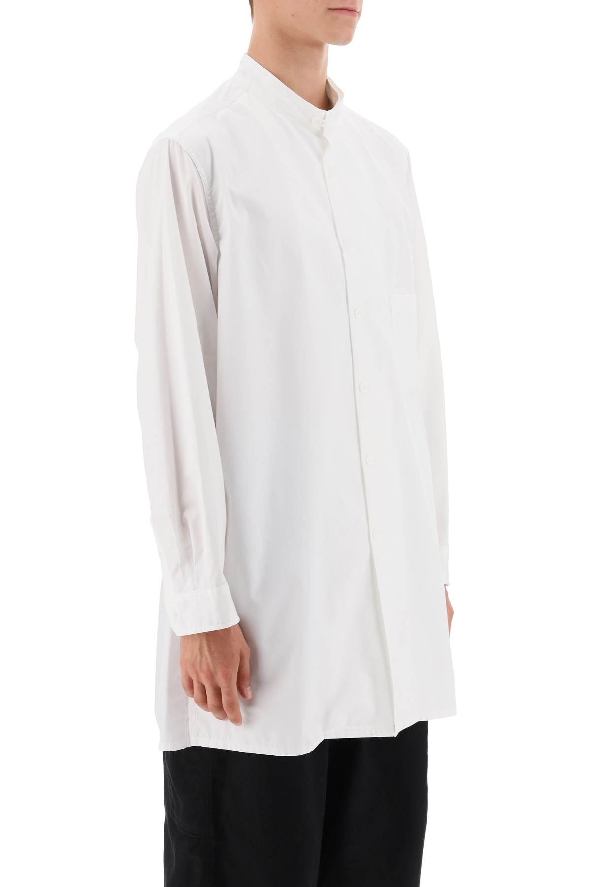 Yohji Yamamoto Yohji yamamoto layered longline shirt