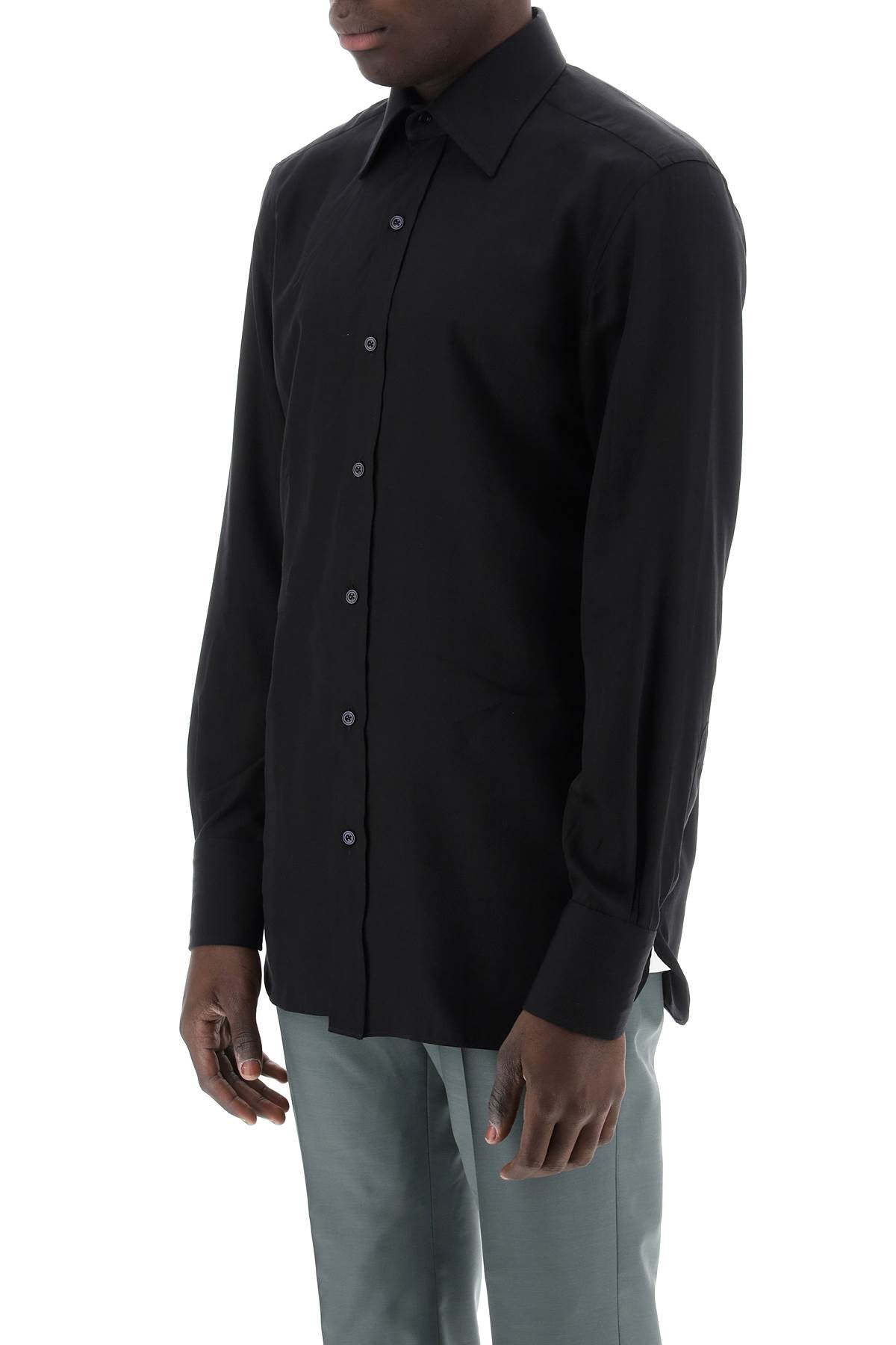 Tom Ford Tom ford silk blend poplin shirt