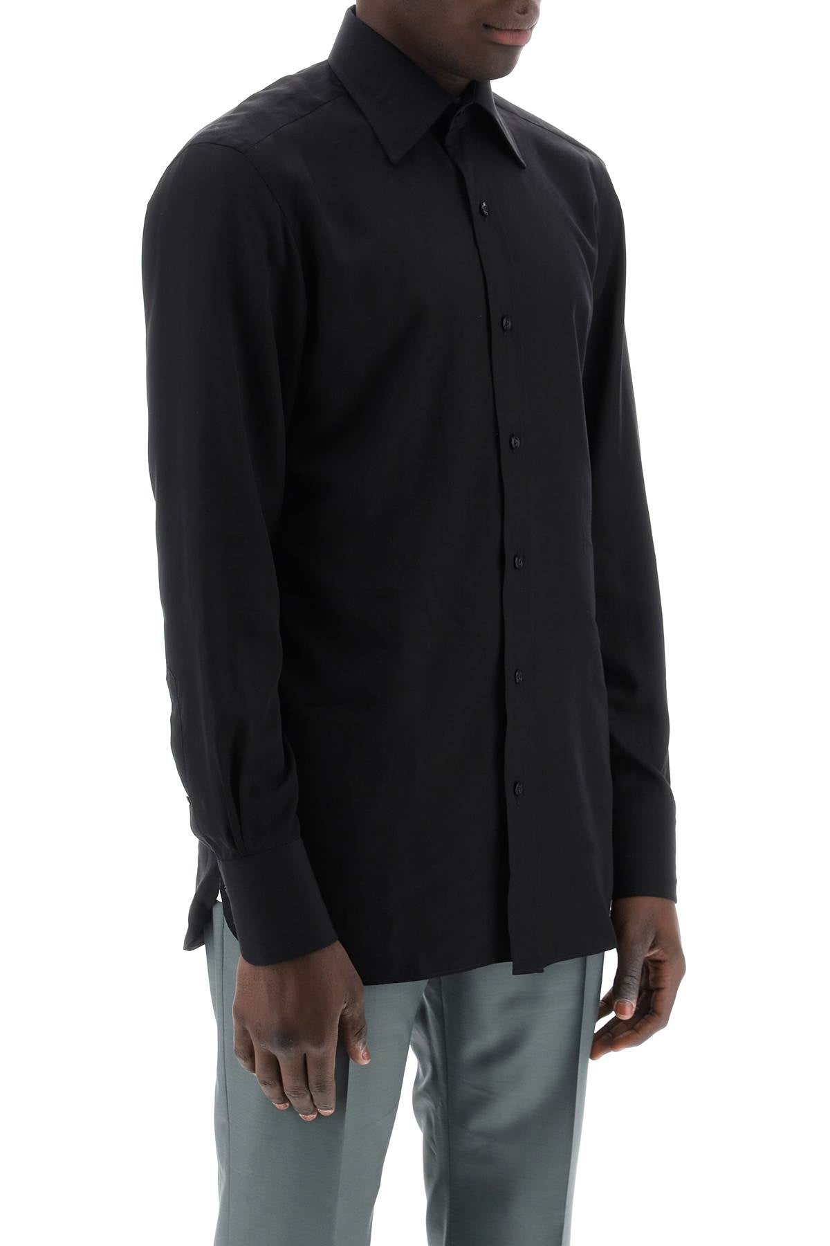 Tom Ford Tom ford silk blend poplin shirt